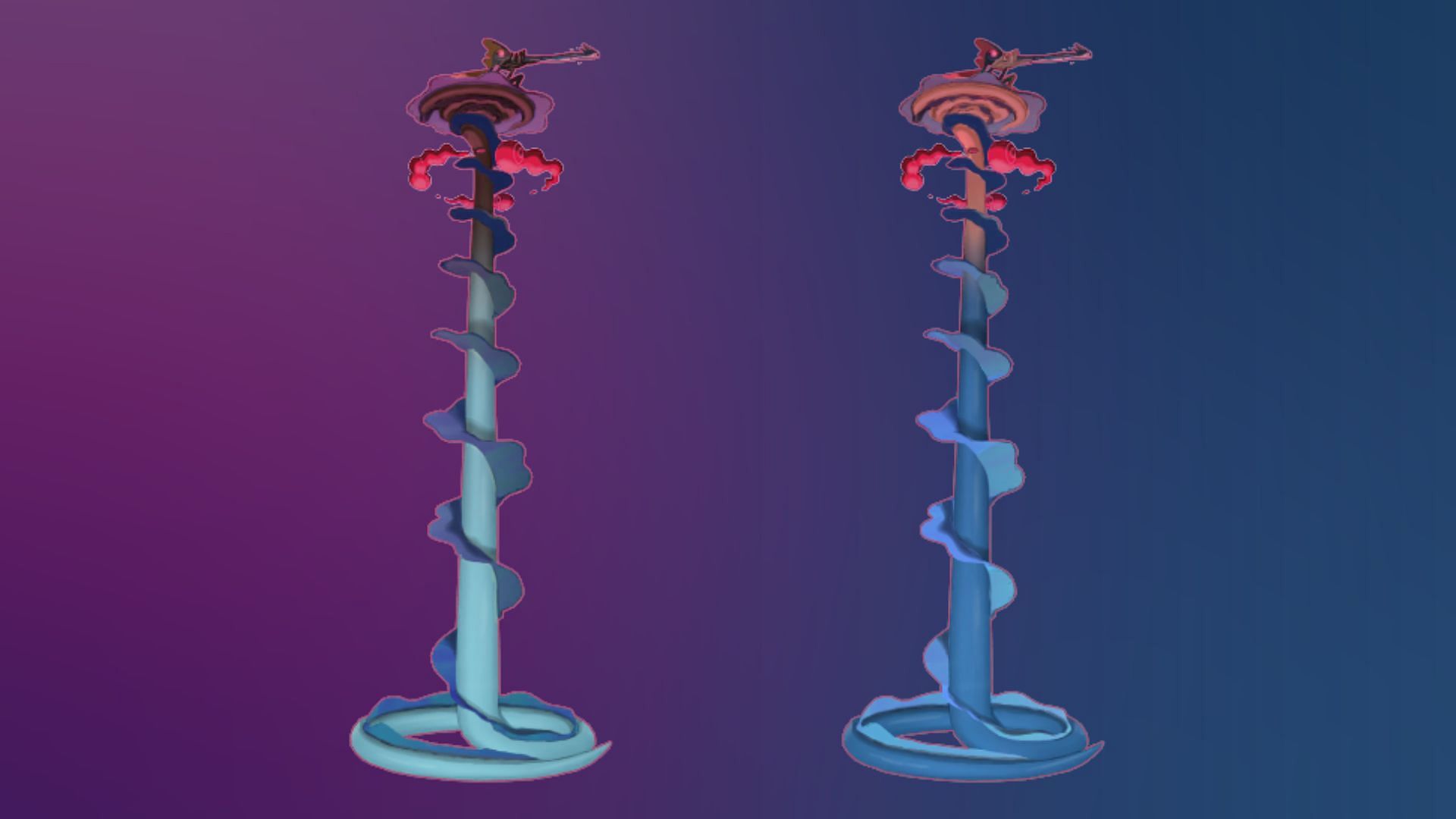 Shiny G-Max Inteleon comparison (Image via TPC)